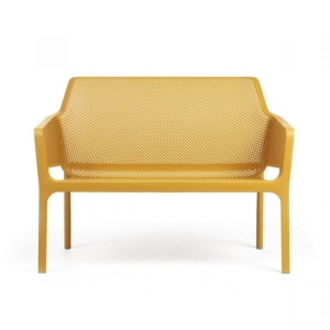 NET BENCH – plastová lavička Stima NET BENCH polypropylen fg senape