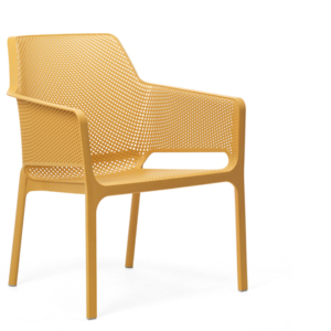 NET RELAX – plastové křesílko Stima NET RELAX polypropylen fg senape