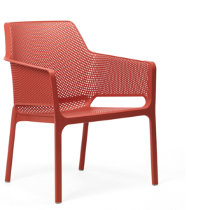 NET RELAX – plastové křesílko Stima NET RELAX polypropylen fg corallo