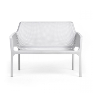 NET BENCH – plastová lavička Stima NET BENCH polypropylen fg bianco