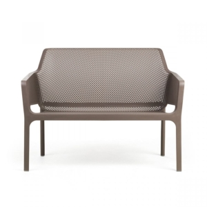 NET BENCH – plastová lavička Stima NET BENCH polypropylen fg tortora