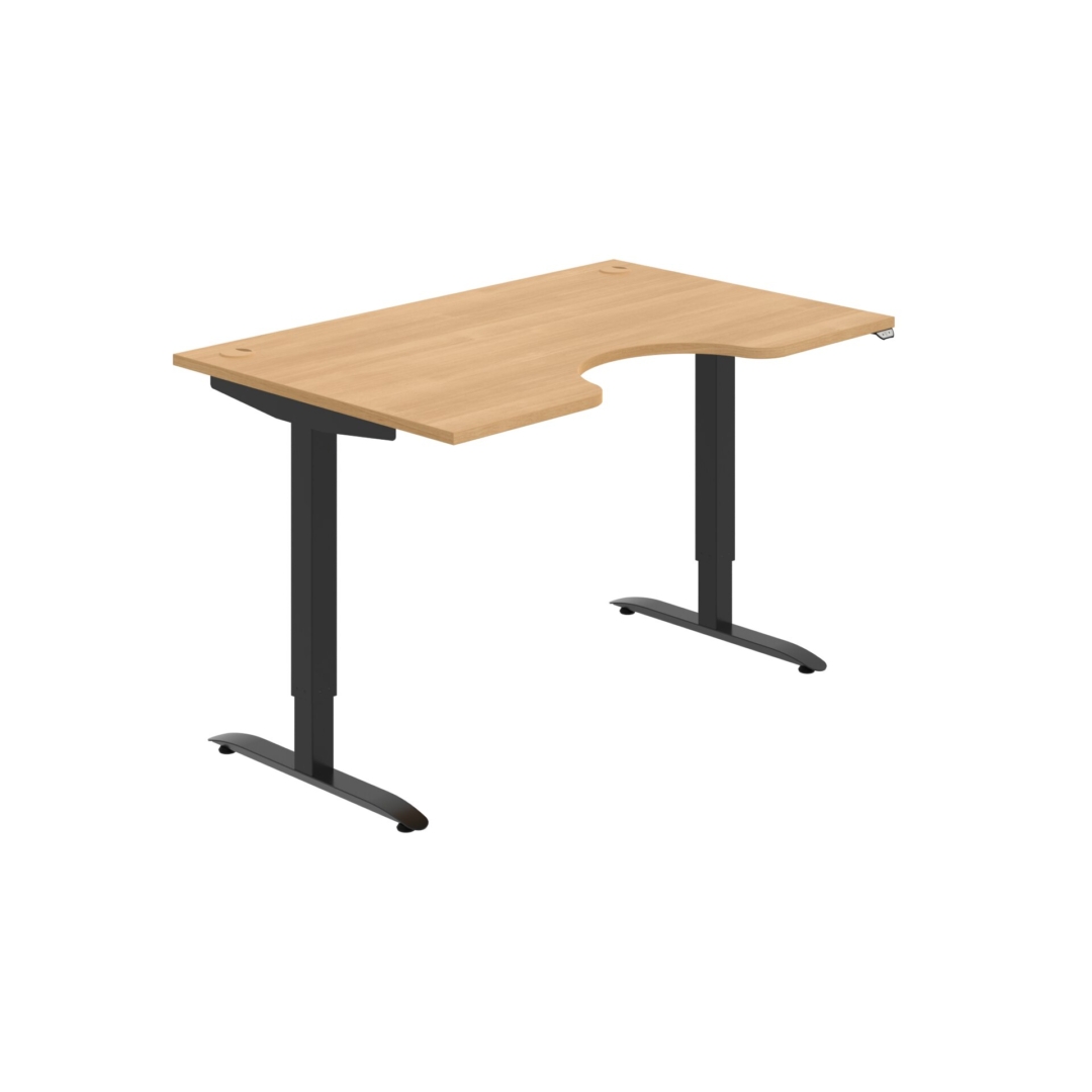MSE 2 1400 – výškově stavitelný stůl 140 × 90 cm, standardní ovladač Hobis