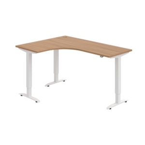 MST 2 60 P – rohový výškově stavitelný stůl 160 × 120 cm, standardní ovladač Hobis MST 2 60 P – rohový výškově stavitelný stůl 160 × 120 cm, standardní ovladač Hobis
