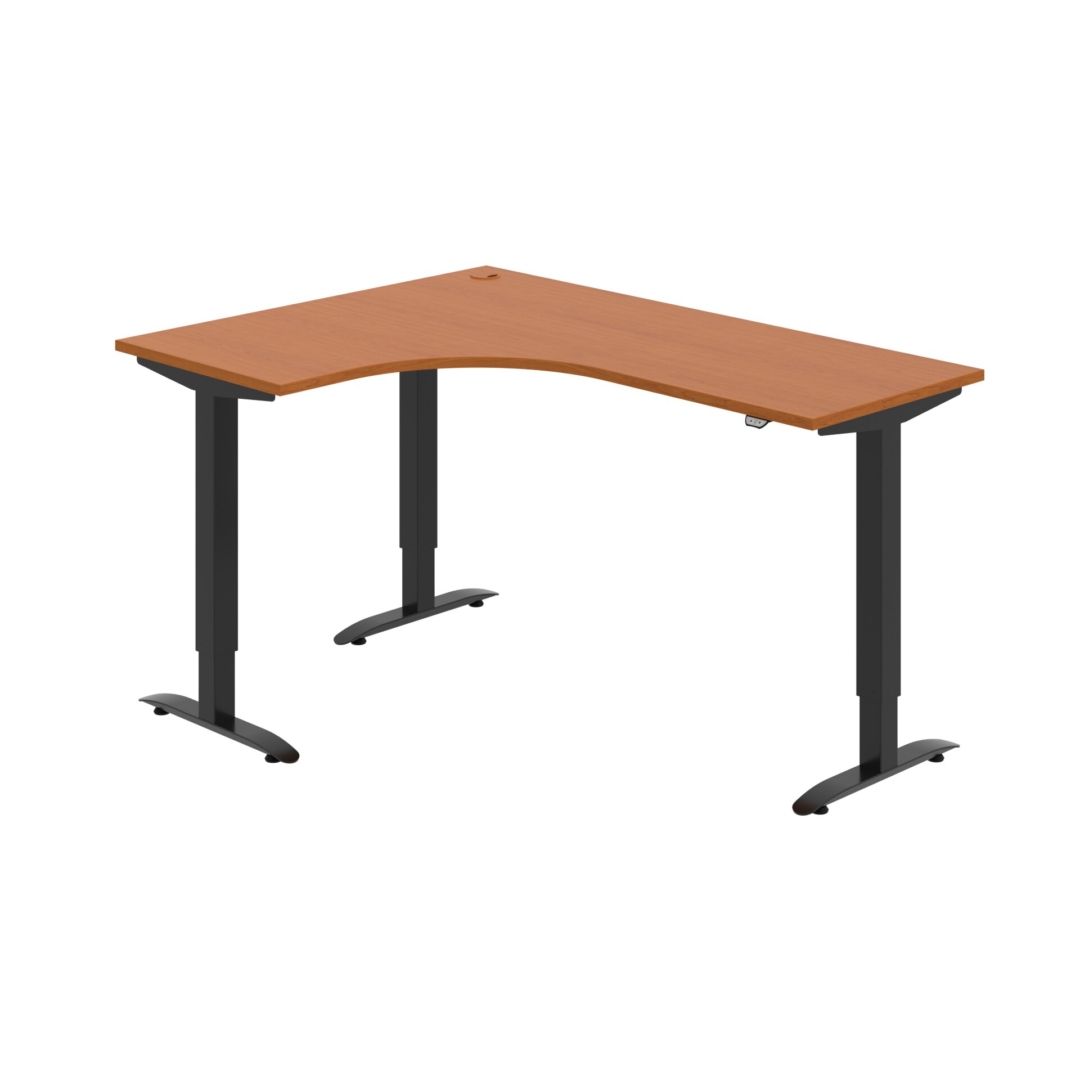 MST 2 60 P – rohový výškově stavitelný stůl 160 × 120 cm, standardní ovladač Hobis MST 2 60 P – rohový výškově stavitelný stůl 160 × 120 cm, standardní ovladač Hobis