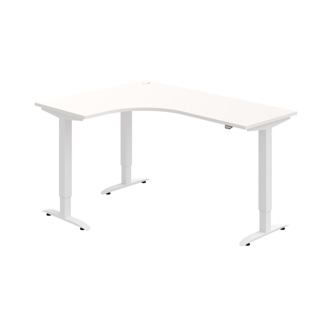 MST 2 60 P – rohový výškově stavitelný stůl 160 × 120 cm, standardní ovladač Hobis MST 2 60 P – rohový výškově stavitelný stůl 160 × 120 cm, standardní ovladač Hobis