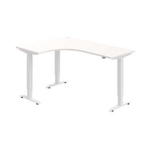 MST 2 60 P – rohový výškově stavitelný stůl 160 × 120 cm, standardní ovladač Hobis MST 2 60 P – rohový výškově stavitelný stůl 160 × 120 cm, standardní ovladač Hobis