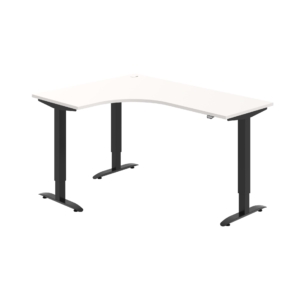 MST 2 60 P – rohový výškově stavitelný stůl 160 × 120 cm, standardní ovladač Hobis MST 2 60 P – rohový výškově stavitelný stůl 160 × 120 cm, standardní ovladač Hobis