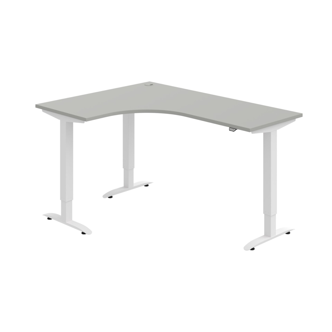 MST 2 60 P – rohový výškově stavitelný stůl 160 × 120 cm, standardní ovladač Hobis MST 2 60 P – rohový výškově stavitelný stůl 160 × 120 cm, standardní ovladač Hobis