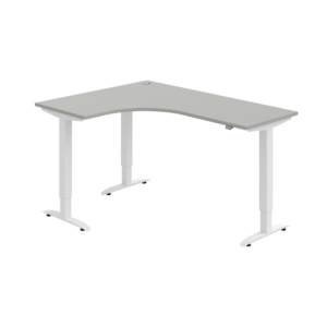 MST 2 60 P – rohový výškově stavitelný stůl 160 × 120 cm, standardní ovladač Hobis MST 2 60 P – rohový výškově stavitelný stůl 160 × 120 cm, standardní ovladač Hobis