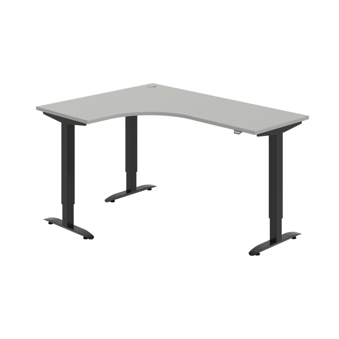 MST 2 60 P – rohový výškově stavitelný stůl 160 × 120 cm, standardní ovladač Hobis MST 2 60 P – rohový výškově stavitelný stůl 160 × 120 cm, standardní ovladač Hobis