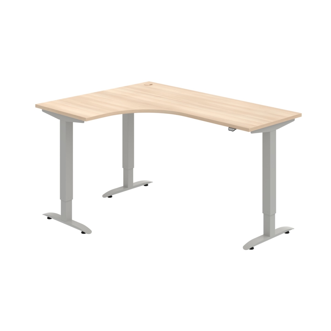 MST 2 60 P – rohový výškově stavitelný stůl 160 × 120 cm, standardní ovladač Hobis MST 2 60 P – rohový výškově stavitelný stůl 160 × 120 cm, standardní ovladač Hobis