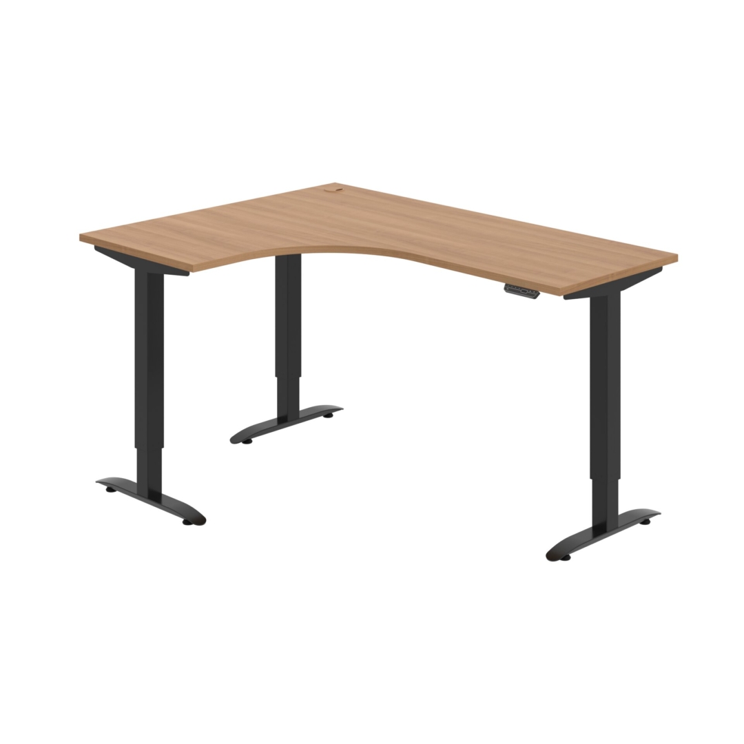 MST 2M 60 P – rohový výškově stavitelný stůl 160 × 120 cm, paměťový ovladač Hobis MST 2M 60 P – rohový výškově stavitelný stůl 160 × 120 cm, paměťový ovladač Hobis