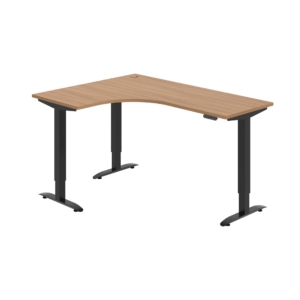 MST 2M 60 P – rohový výškově stavitelný stůl 160 × 120 cm, paměťový ovladač Hobis MST 2M 60 P – rohový výškově stavitelný stůl 160 × 120 cm, paměťový ovladač Hobis