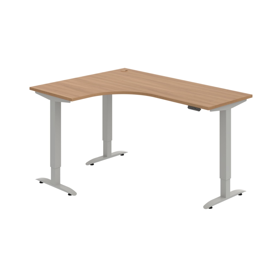 MST 2M 60 P – rohový výškově stavitelný stůl 160 × 120 cm, paměťový ovladač Hobis MST 2M 60 P – rohový výškově stavitelný stůl 160 × 120 cm, paměťový ovladač Hobis