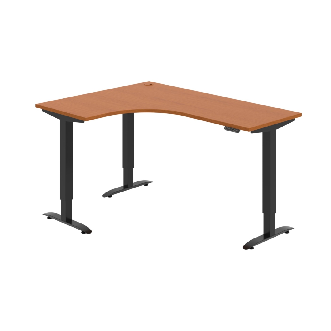 MST 2M 60 P – rohový výškově stavitelný stůl 160 × 120 cm, paměťový ovladač Hobis MST 2M 60 P – rohový výškově stavitelný stůl 160 × 120 cm, paměťový ovladač Hobis