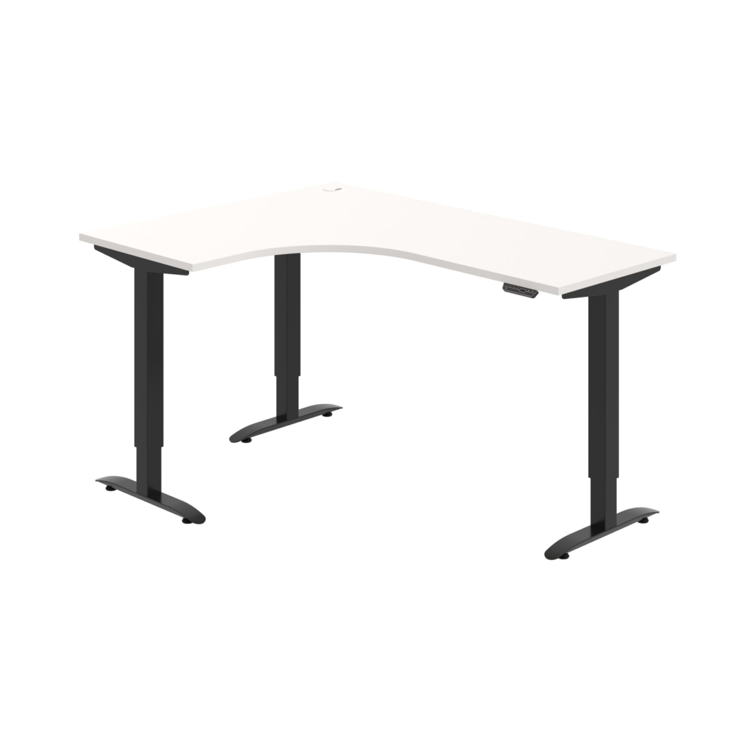 MST 2M 60 P – rohový výškově stavitelný stůl 160 × 120 cm, paměťový ovladač Hobis MST 2M 60 P – rohový výškově stavitelný stůl 160 × 120 cm, paměťový ovladač Hobis
