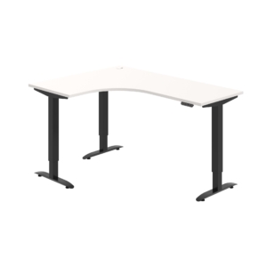 MST 2M 60 P – rohový výškově stavitelný stůl 160 × 120 cm, paměťový ovladač Hobis MST 2M 60 P – rohový výškově stavitelný stůl 160 × 120 cm, paměťový ovladač Hobis