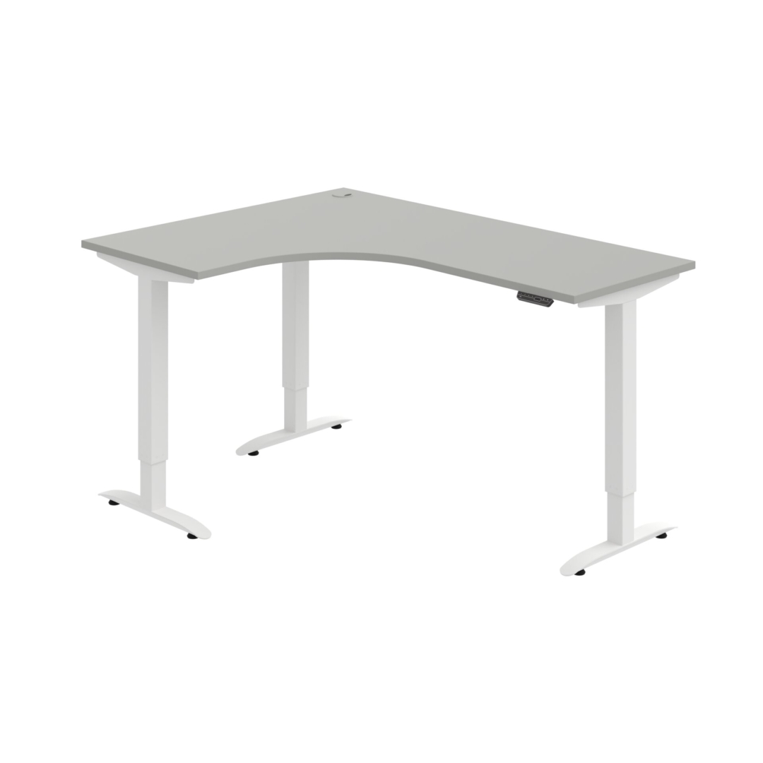 MST 2M 60 P – rohový výškově stavitelný stůl 160 × 120 cm, paměťový ovladač Hobis MST 2M 60 P – rohový výškově stavitelný stůl 160 × 120 cm, paměťový ovladač Hobis