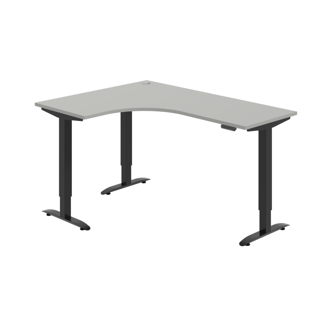 MST 2M 60 P – rohový výškově stavitelný stůl 160 × 120 cm, paměťový ovladač Hobis MST 2M 60 P – rohový výškově stavitelný stůl 160 × 120 cm, paměťový ovladač Hobis