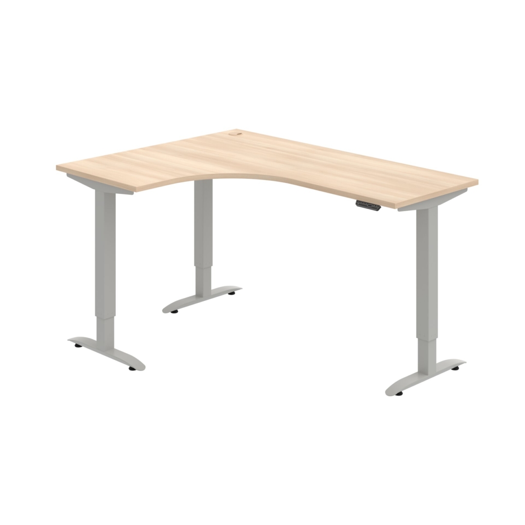 MST 2M 60 P – rohový výškově stavitelný stůl 160 × 120 cm, paměťový ovladač Hobis MST 2M 60 P – rohový výškově stavitelný stůl 160 × 120 cm, paměťový ovladač Hobis