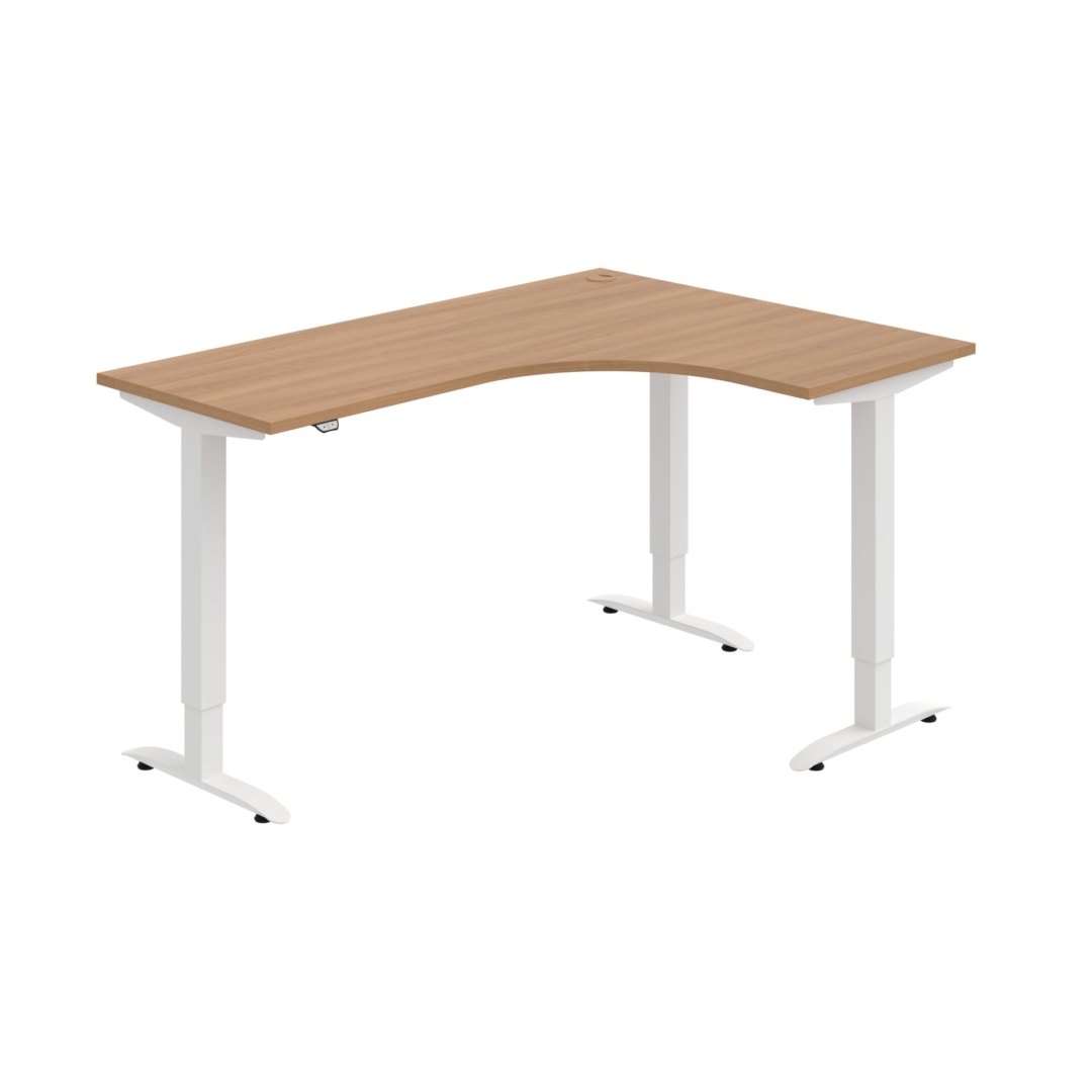 MST 2 60 L – rohový výškově stavitelný stůl 160 × 120 cm, standardní ovladač Hobis MST 2 60 L – rohový výškově stavitelný stůl 160 × 120 cm, standardní ovladač Hobis