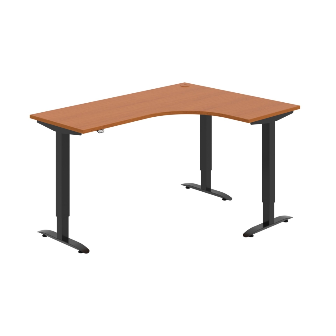 MST 2 60 L – rohový výškově stavitelný stůl 160 × 120 cm, standardní ovladač Hobis MST 2 60 L – rohový výškově stavitelný stůl 160 × 120 cm, standardní ovladač Hobis