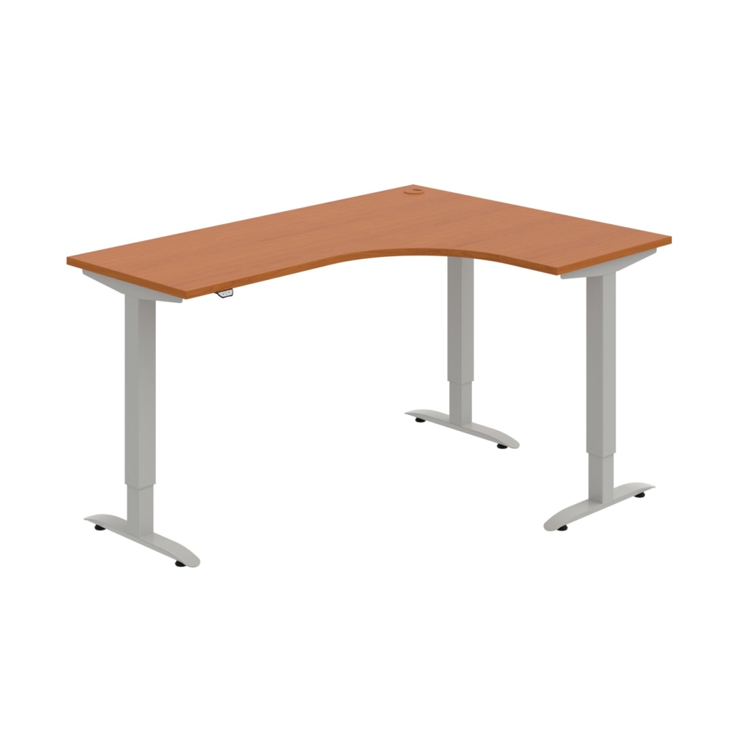 MST 2 60 L – rohový výškově stavitelný stůl 160 × 120 cm, standardní ovladač Hobis MST 2 60 L – rohový výškově stavitelný stůl 160 × 120 cm, standardní ovladač Hobis