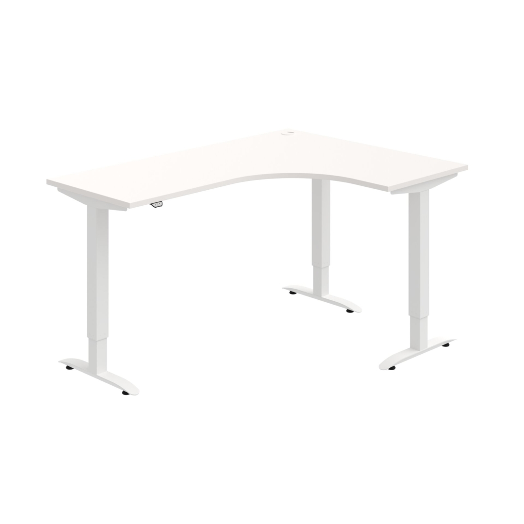 MST 2 60 L – rohový výškově stavitelný stůl 160 × 120 cm, standardní ovladač Hobis MST 2 60 L – rohový výškově stavitelný stůl 160 × 120 cm, standardní ovladač Hobis