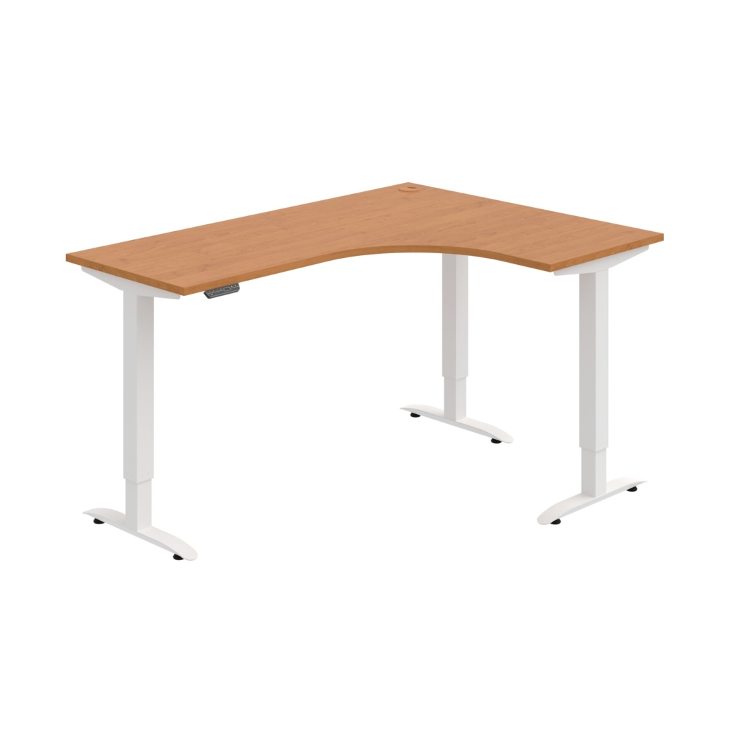 MST 2M 60 L – rohový výškově stavitelný stůl 160 × 120 cm, paměťový ovladač Hobis MST 2M 60 L – rohový výškově stavitelný stůl 160 × 120 cm, paměťový ovladač Hobis