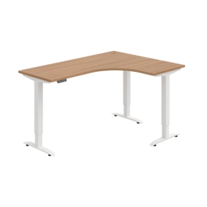 MST 2M 60 L – rohový výškově stavitelný stůl 160 × 120 cm, paměťový ovladač Hobis MST 2M 60 L – rohový výškově stavitelný stůl 160 × 120 cm, paměťový ovladač Hobis