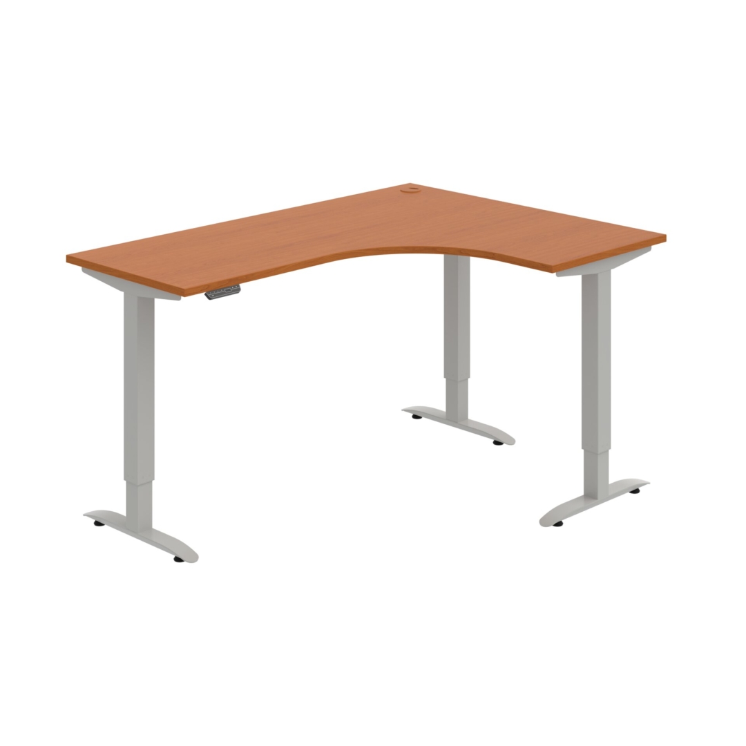 MST 2M 60 L – rohový výškově stavitelný stůl 160 × 120 cm, paměťový ovladač Hobis MST 2M 60 L – rohový výškově stavitelný stůl 160 × 120 cm, paměťový ovladač Hobis