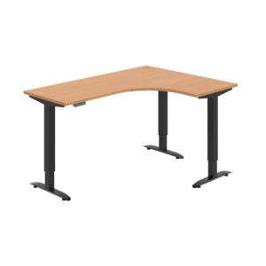 MST 2M 60 L – rohový výškově stavitelný stůl 160 × 120 cm, paměťový ovladač Hobis MST 2M 60 L – rohový výškově stavitelný stůl 160 × 120 cm, paměťový ovladač Hobis