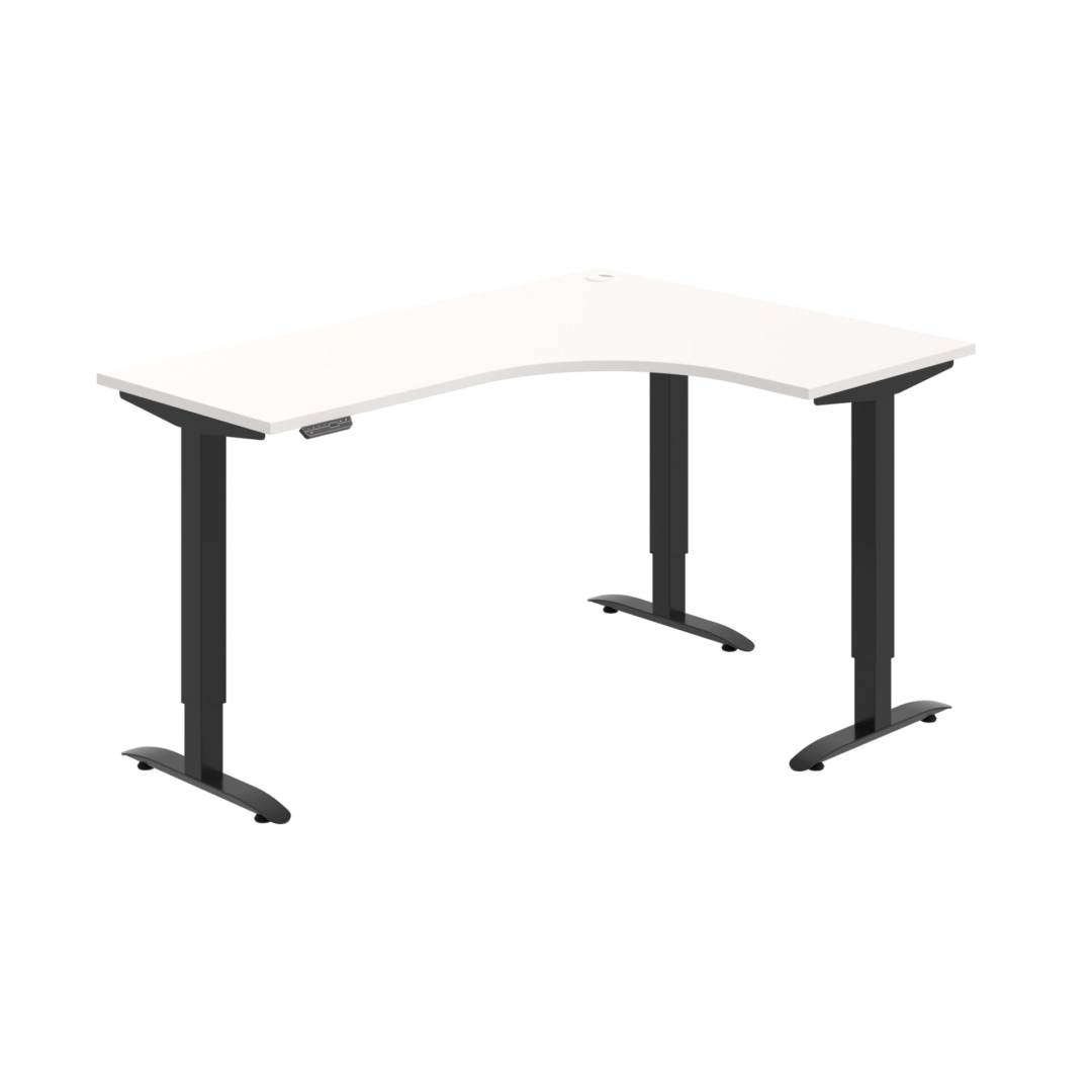 MST 2M 60 L – rohový výškově stavitelný stůl 160 × 120 cm, paměťový ovladač Hobis MST 2M 60 L – rohový výškově stavitelný stůl 160 × 120 cm, paměťový ovladač Hobis