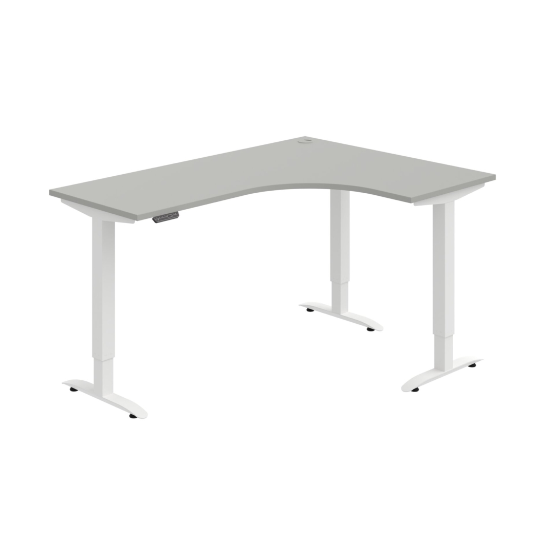 MST 2M 60 L – rohový výškově stavitelný stůl 160 × 120 cm, paměťový ovladač Hobis MST 2M 60 L – rohový výškově stavitelný stůl 160 × 120 cm, paměťový ovladač Hobis