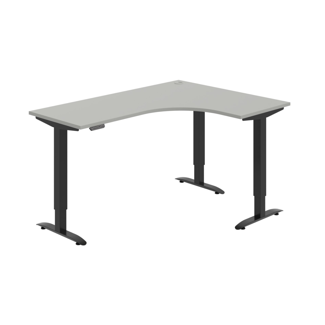 MST 2M 60 L – rohový výškově stavitelný stůl 160 × 120 cm, paměťový ovladač Hobis MST 2M 60 L – rohový výškově stavitelný stůl 160 × 120 cm, paměťový ovladač Hobis