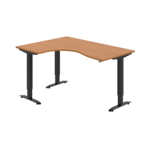 MST 2 2005 P – rohový výškově stavitelný stůl 160 × 120 cm, standardní ovladač Hobis MST 2 2005 P – rohový výškově stavitelný stůl 160 × 120 cm, standardní ovladač Hobis