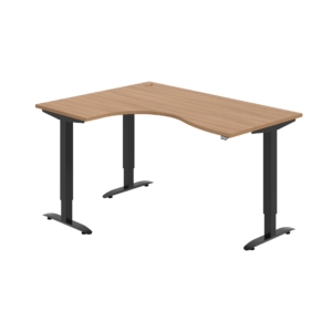 MST 2 2005 P – rohový výškově stavitelný stůl 160 × 120 cm, standardní ovladač Hobis MST 2 2005 P – rohový výškově stavitelný stůl 160 × 120 cm, standardní ovladač Hobis