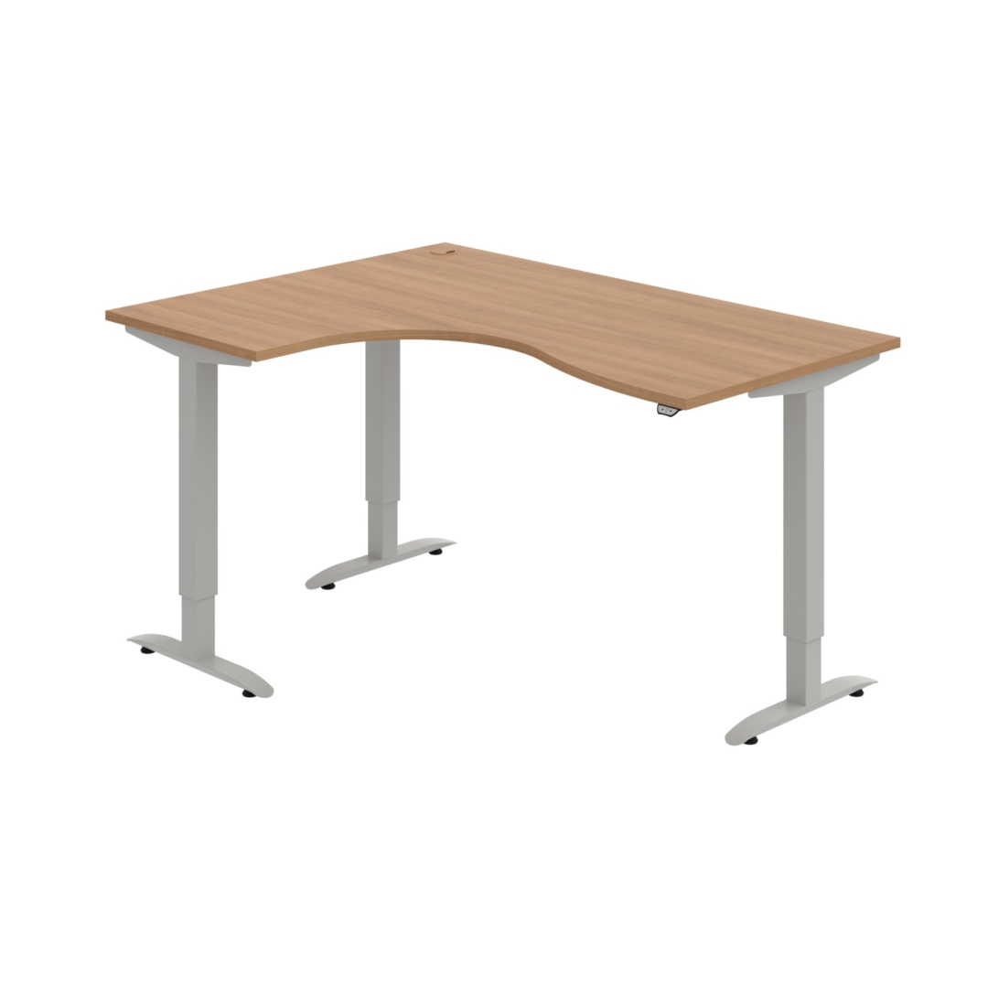 MST 2 2005 P – rohový výškově stavitelný stůl 160 × 120 cm, standardní ovladač Hobis MST 2 2005 P – rohový výškově stavitelný stůl 160 × 120 cm, standardní ovladač Hobis