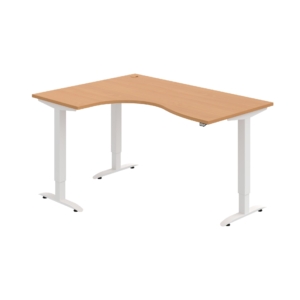 MST 2 2005 P – rohový výškově stavitelný stůl 160 × 120 cm, standardní ovladač Hobis MST 2 2005 P – rohový výškově stavitelný stůl 160 × 120 cm, standardní ovladač Hobis