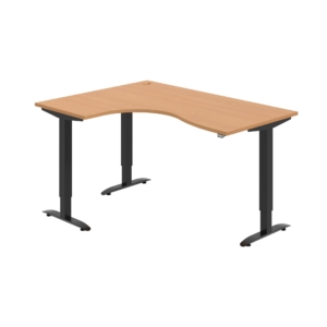MST 2 2005 P – rohový výškově stavitelný stůl 160 × 120 cm, standardní ovladač Hobis MST 2 2005 P – rohový výškově stavitelný stůl 160 × 120 cm, standardní ovladač Hobis