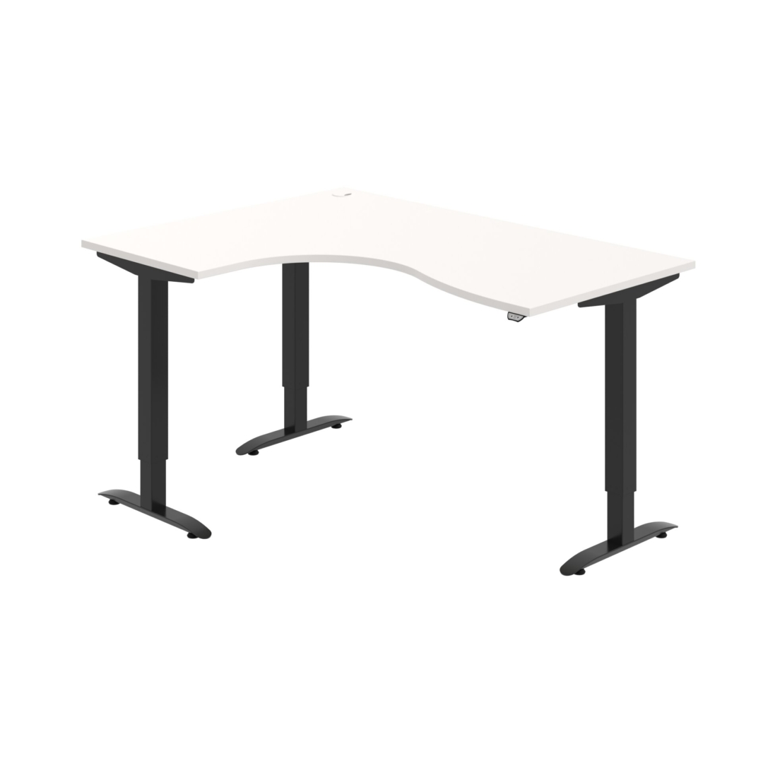 MST 2 2005 P – rohový výškově stavitelný stůl 160 × 120 cm, standardní ovladač Hobis MST 2 2005 P – rohový výškově stavitelný stůl 160 × 120 cm, standardní ovladač Hobis