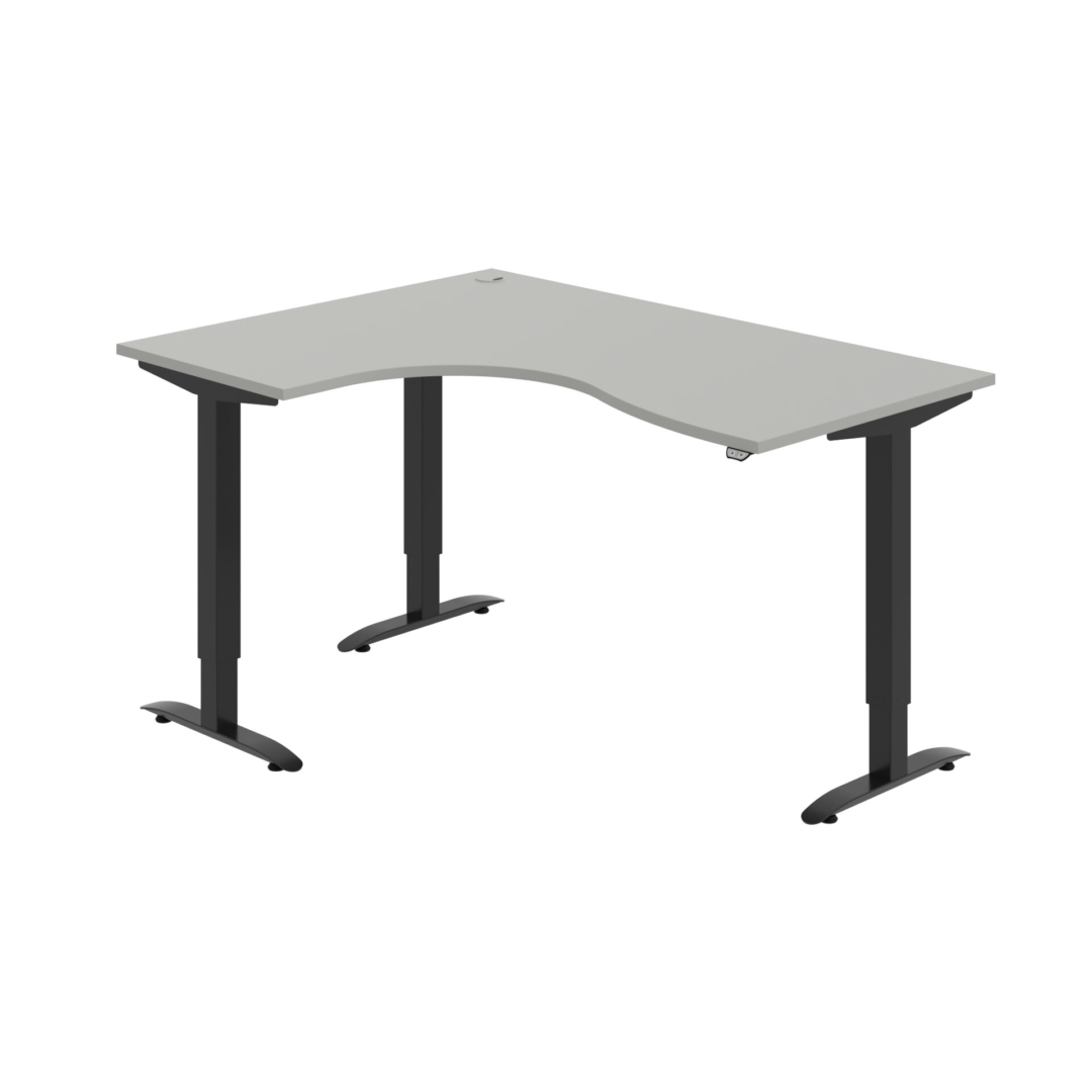 MST 2 2005 P – rohový výškově stavitelný stůl 160 × 120 cm, standardní ovladač Hobis MST 2 2005 P – rohový výškově stavitelný stůl 160 × 120 cm, standardní ovladač Hobis