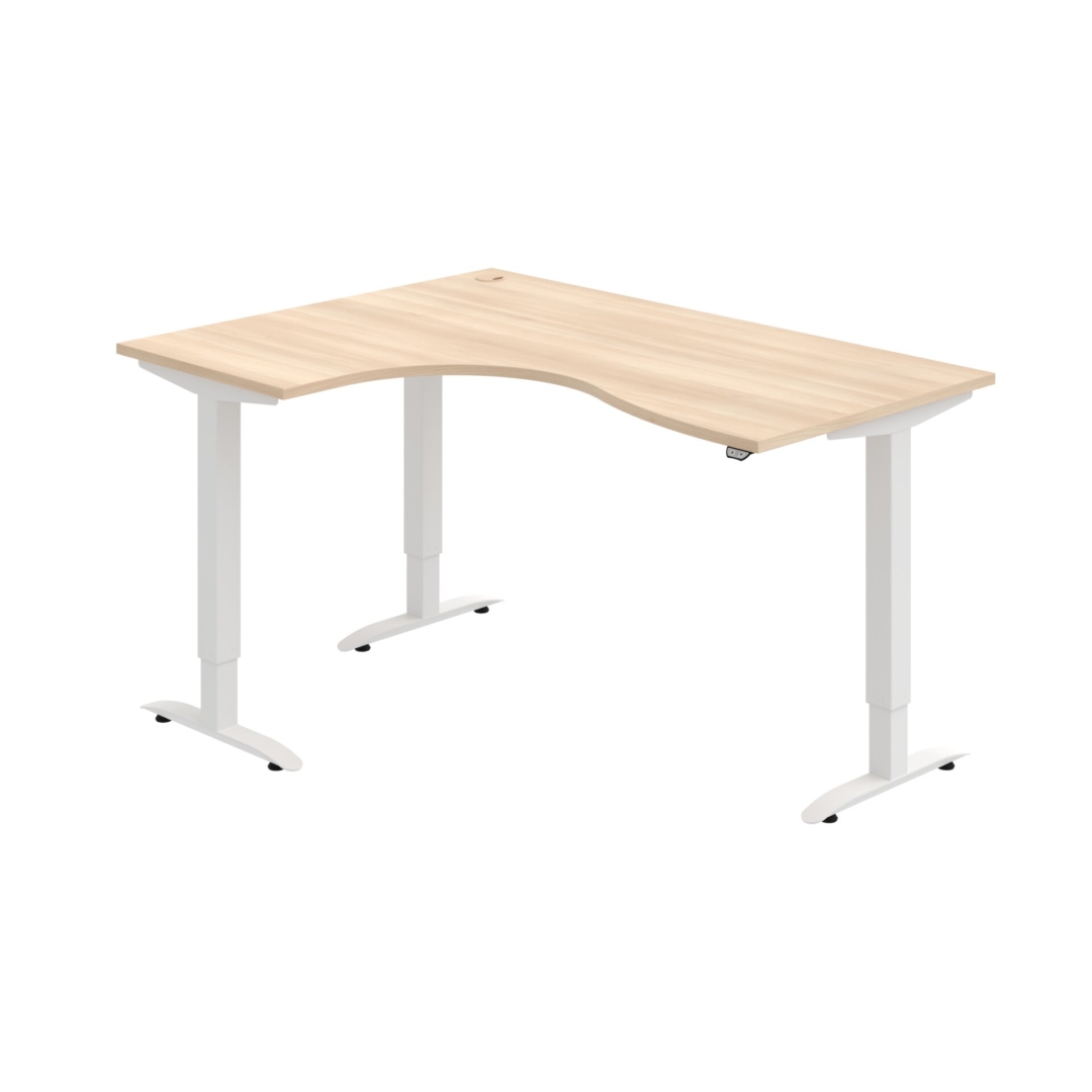 MST 2 2005 P – rohový výškově stavitelný stůl 160 × 120 cm, standardní ovladač Hobis MST 2 2005 P – rohový výškově stavitelný stůl 160 × 120 cm, standardní ovladač Hobis