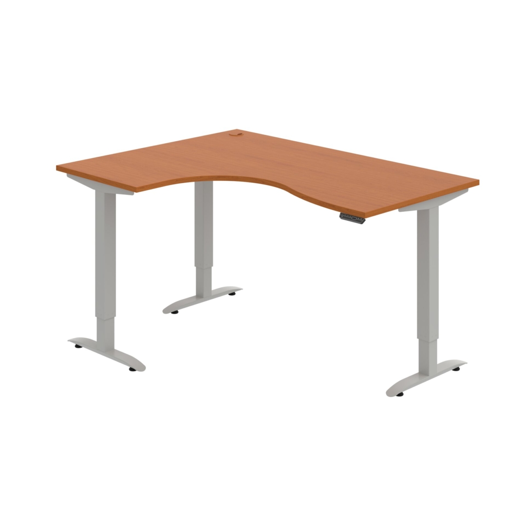 MST 2M 2005 P – rohový výškově stavitelný stůl 160 × 120 cm, paměťový ovladač Hobis MST 2M 2005 P – rohový výškově stavitelný stůl 160 × 120 cm, paměťový ovladač Hobis