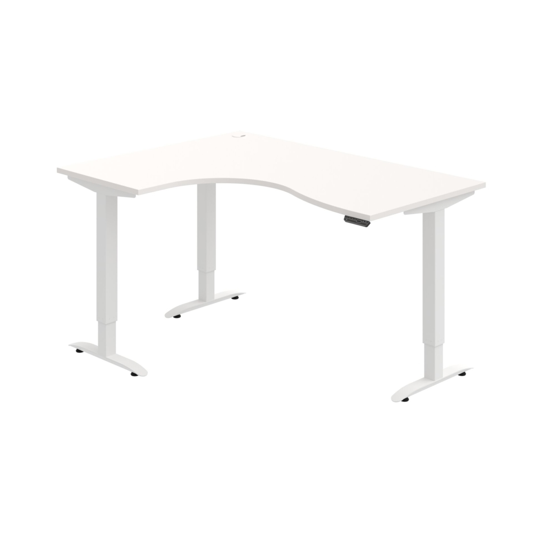 MST 2M 2005 P – rohový výškově stavitelný stůl 160 × 120 cm, paměťový ovladač Hobis MST 2M 2005 P – rohový výškově stavitelný stůl 160 × 120 cm, paměťový ovladač Hobis