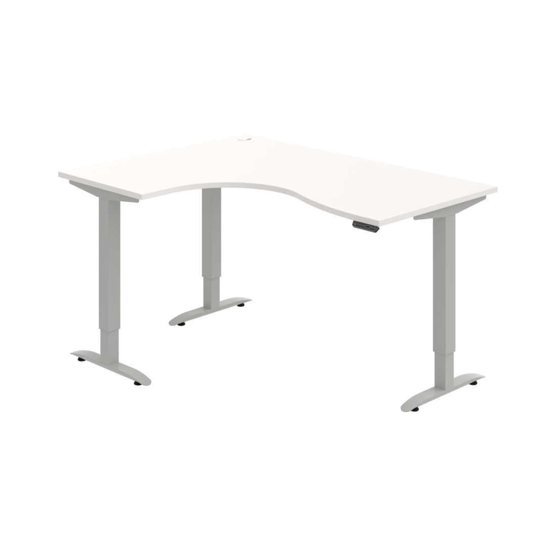 MST 2M 2005 P – rohový výškově stavitelný stůl 160 × 120 cm, paměťový ovladač Hobis MST 2M 2005 P – rohový výškově stavitelný stůl 160 × 120 cm, paměťový ovladač Hobis