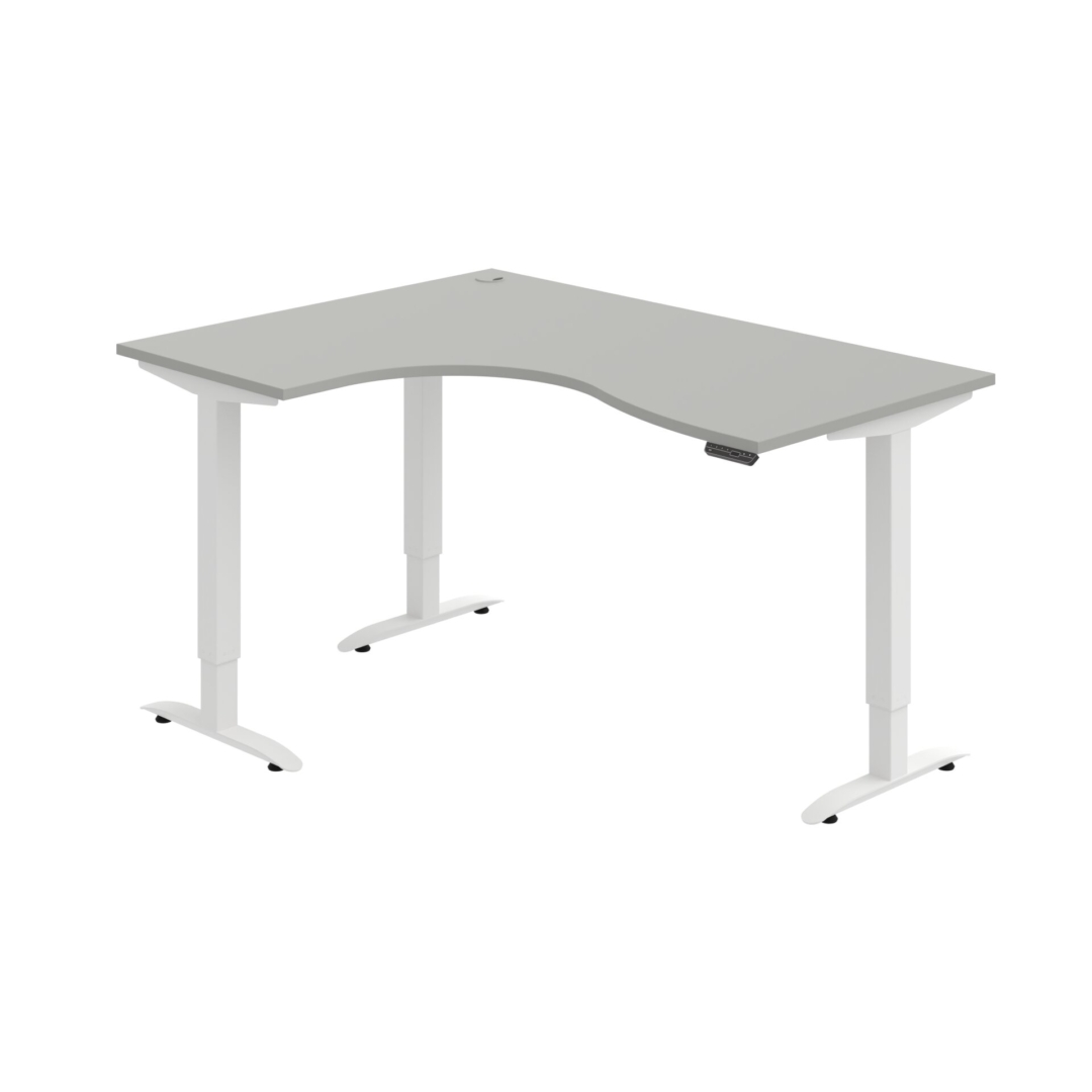 MST 2M 2005 P – rohový výškově stavitelný stůl 160 × 120 cm, paměťový ovladač Hobis MST 2M 2005 P – rohový výškově stavitelný stůl 160 × 120 cm, paměťový ovladač Hobis