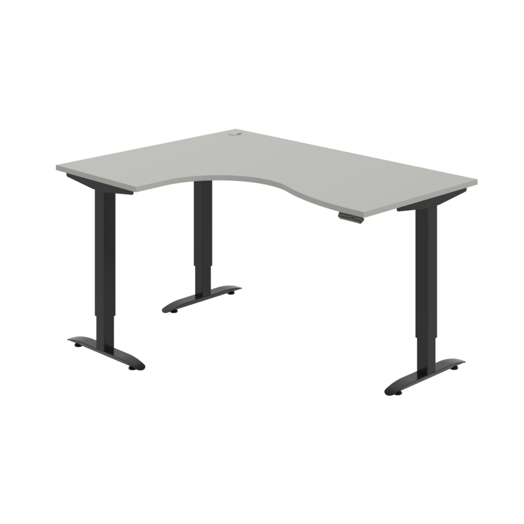 MST 2M 2005 P – rohový výškově stavitelný stůl 160 × 120 cm, paměťový ovladač Hobis MST 2M 2005 P – rohový výškově stavitelný stůl 160 × 120 cm, paměťový ovladač Hobis