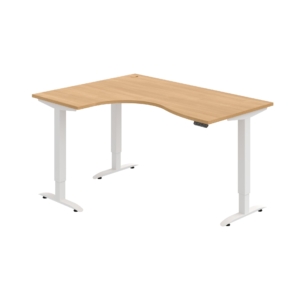 MST 2M 2005 P – rohový výškově stavitelný stůl 160 × 120 cm, paměťový ovladač Hobis MST 2M 2005 P – rohový výškově stavitelný stůl 160 × 120 cm, paměťový ovladač Hobis