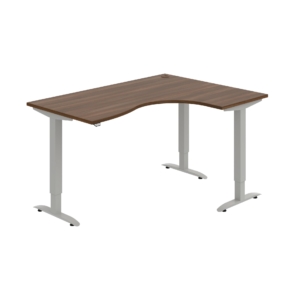 MST 2 2005 L – rohový výškově stavitelný stůl 160 × 120 cm, standardní ovladač Hobis